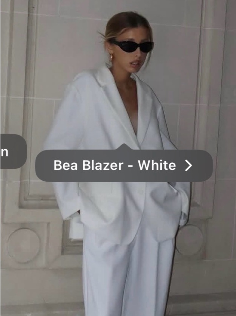 Frankie Shop Bea Blazer White New!! - Picture 2 of 7